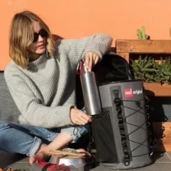 Red Original Waterproof Deck Bag / Dry Bag -UK Surf Sales 2024 red original deck bag water bottle storage red paddle co