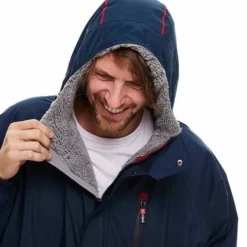 Red Original Pro Changing EVO Jacket - Long Sleeve - Navy -UK Surf Sales 2024 red original evo navy changing robe 2022 hoody male