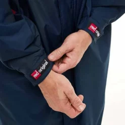 Red Original Pro Changing EVO Jacket - Long Sleeve - Navy -UK Surf Sales 2024 red original evo navy changing robe 2022 sleeve detail