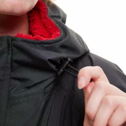 Red Original Changing EVO Jacket - Long Sleeve - Grey -UK Surf Sales 2024 red original grey hood toggle detail