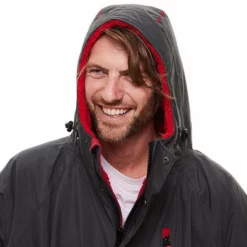 Red Original Changing EVO Jacket - Long Sleeve - Grey -UK Surf Sales 2024 red original grey hoody detail male