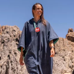 Red Original Quick Dry Change Robe - Navy - Large -UK Surf Sales 2024 red original quick dry change robe navy beach