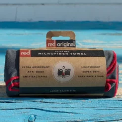 Red Original Quick Dry Microfibre Towel -UK Surf Sales 2024 red original quick dry microfibre towel by red paddle co package