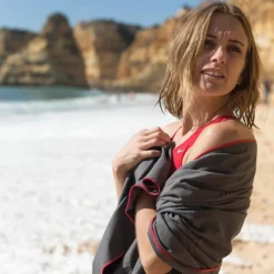 Red Original Quick Dry Microfibre Towel -UK Surf Sales 2024 red original quick dry microfibre towel by red paddle co wrap