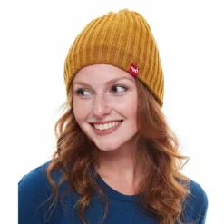 Red Original Roam Beanie - Mustard -UK Surf Sales 2024 red original roam beanie mustard female side 1