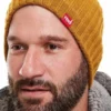 Red Original Roam Beanie - Mustard -UK Surf Sales 2024 red original roam beanie mustard male 1 1