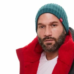 Red Original Roam Beanie - Teal -UK Surf Sales 2024 red original roam beanie teal male 1