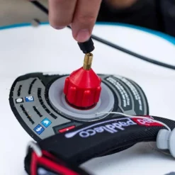 Red Paddle Co ISUP Electric Pump Adaptor -UK Surf Sales 2024 red original schrader valve attached by red paddle co