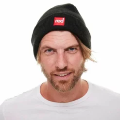 Red Original Voyager Beanie - Charcoal -UK Surf Sales 2024 red original voyager beanie black male 1
