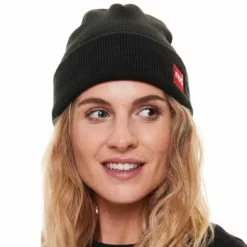 Red Original Voyager Beanie - Charcoal -UK Surf Sales 2024 red original voyager beanie charcoal female 1