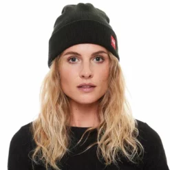 Red Original Voyager Beanie - Charcoal -UK Surf Sales 2024 red original voyager beanie charcoal front 1 1