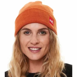 Red Original Voyager Beanie - Orange 12 Red Original Voyager Beanie - Orange -UK Surf Sales 2024 red original voyager beanie orange female detail 1