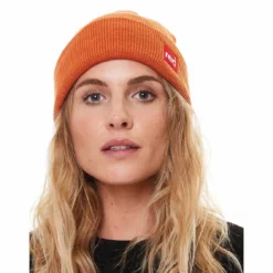 Red Original Voyager Beanie - Orange 13 Red Original Voyager Beanie - Orange -UK Surf Sales 2024 red original voyager beanie orange front detail female 1