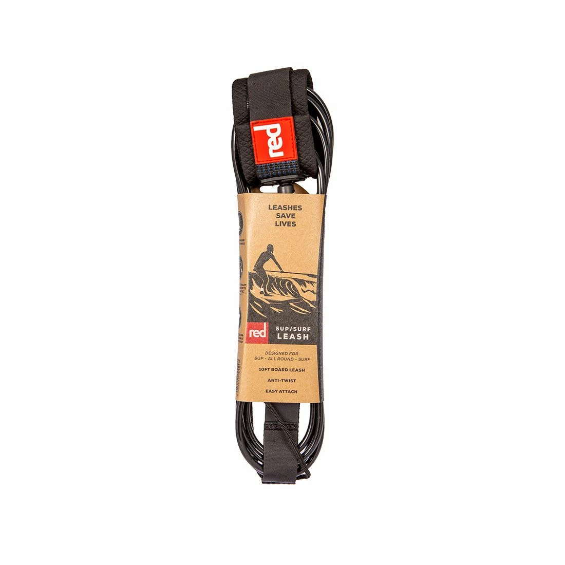 Red Paddle Co. Red Paddle-Co 10' Straight Leash 3 Red Paddle Co. Red Paddle-Co 10' Straight Leash