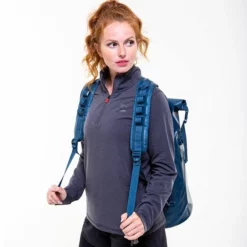 30L Red OriginalRoll Top Drybag - Deep Blue -UK Surf Sales 2024 red paddle co equipment paddleboard bag 30l drybag blue