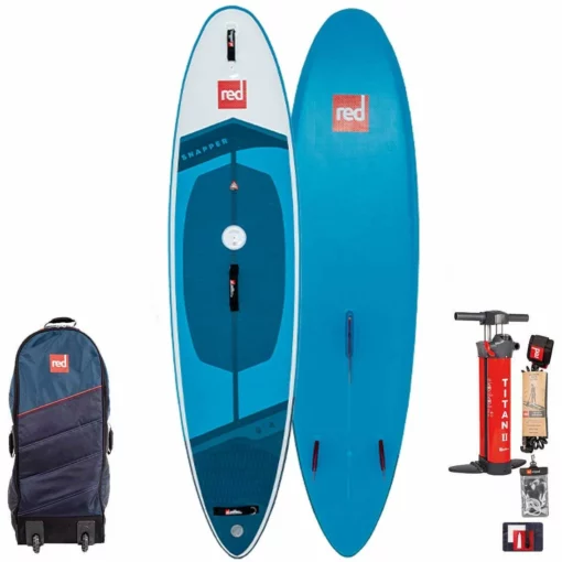 Red Paddle Co. 9'4" 3-in-1 Snapper MSL Kids Inflatable Paddleboard Package -UK Surf Sales 2024 red paddle co snapper 24