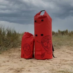 110 Ltr Roll Top Paddleboard Travel Dry Bag - Red -UK Surf Sales 2024 riding not hiding red