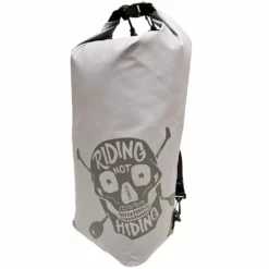 35 Ltr Roll Top Dry Bag By Riding Not Hiding - Grey