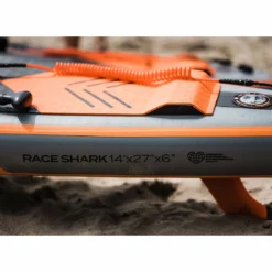 Shark R 14' X 27" Paddleboard 2023 -UK Surf Sales 2024 shark sups lifestyle board race1