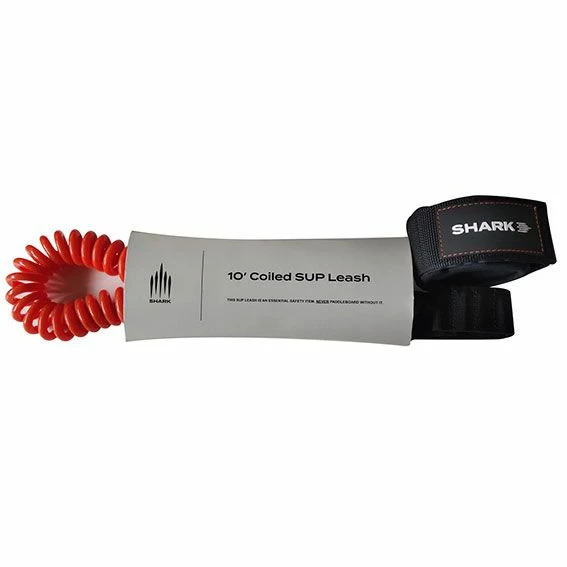 Shark Ankle Coiled Flat Water Leash 3 Shark Ankle Coiled Flat Water Leash