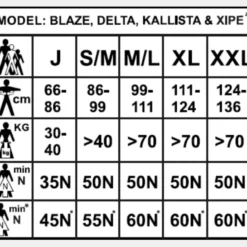 Yak Kallista 50N Paddle Board Buoyancy Aid - Black -UK Surf Sales 2024 size guide yak crewsaver bouyancy aid 1