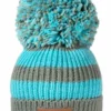 Swimbler Waterproof Bobble Hat - Sea Mist -UK Surf Sales 2024 swimbler blue grey paddle board hat