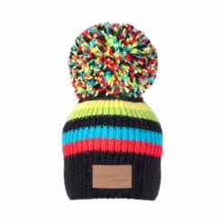 Swimbler Waterproof Bobble Hat - BERTIE-LICIOUS -UK Surf Sales 2024 swimbler liqurice
