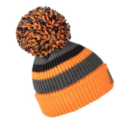 Swimbler Waterproof Bobble Hat - Orange -UK Surf Sales 2024 swimbler orange hat 2