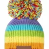 Swimbler Waterproof Bobble Hat - Rainbow Warrior -UK Surf Sales 2024 swimbler waterproof bobble hat rainbow warrior