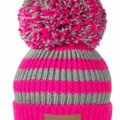 Swimbler Waterproof Bobble Hat - Pink Fizz