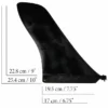 Touring SUP Fin For Any US Fin 2 Touring SUP Fin For Any US Fin -UK Surf Sales 2024 touring fin size black 1