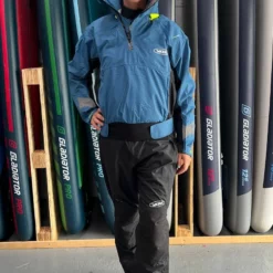 Yak Apollo & Chinook 2 Piece Unisex Paddle Board Drysuit - Blue -UK Surf Sales 2024 yak apollo paddle boarding cag blue 13
