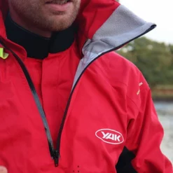 Yak Apollo Paddle BoardDry Jacket - Red -UK Surf Sales 2024 yak apollo paddle boarding dry jacket neck