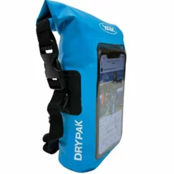 Yak DryPak Phone Pouch With Sling - Blue 9 Yak DryPak Phone Pouch With Sling - Blue -UK Surf Sales 2024 yak phone pouch blue side no strap