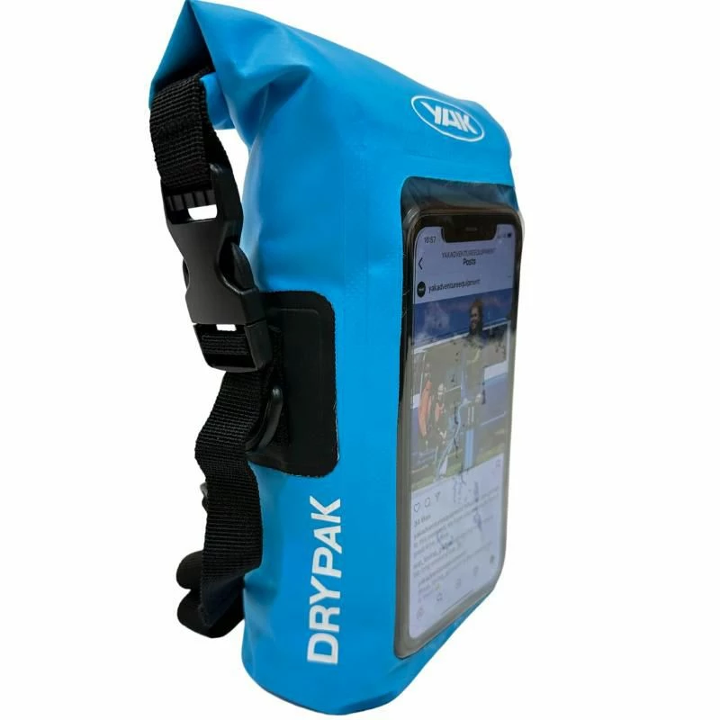 Yak DryPak Phone Pouch With Sling - Blue 5 Yak DryPak Phone Pouch With Sling - Blue - Image 3
